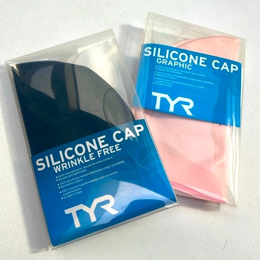 NWT TYR Silicone Wrinkle Free Caps Bundle